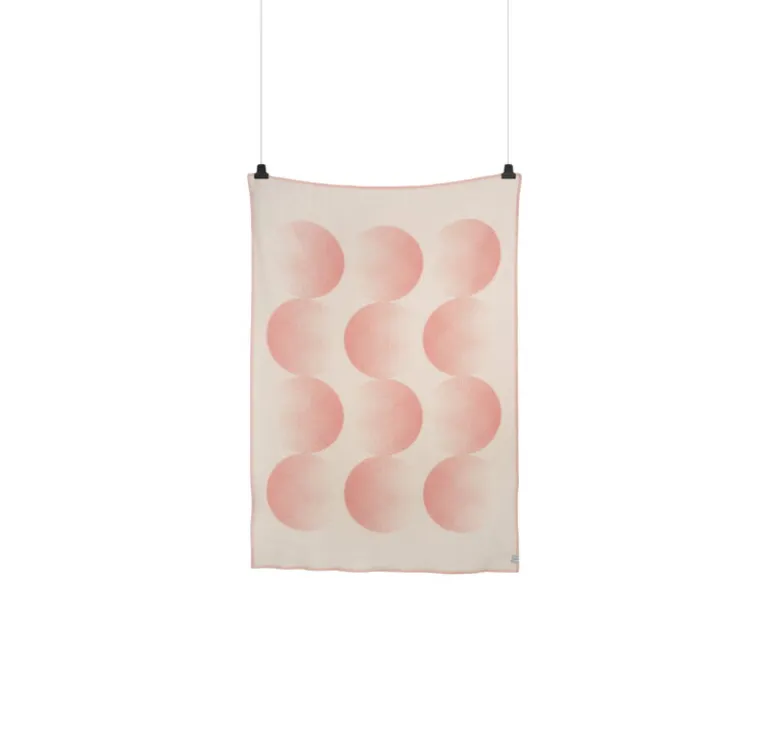 Røros Tweed Moon filt, 135 x 200 cm, rosy sky