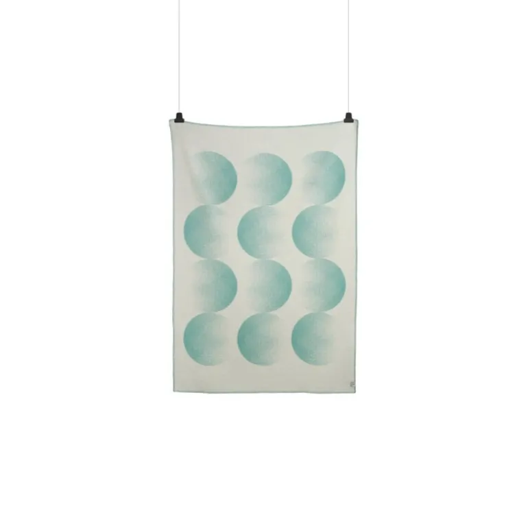 Røros Tweed Moon filt, 135 x 200 cm, tranquille green