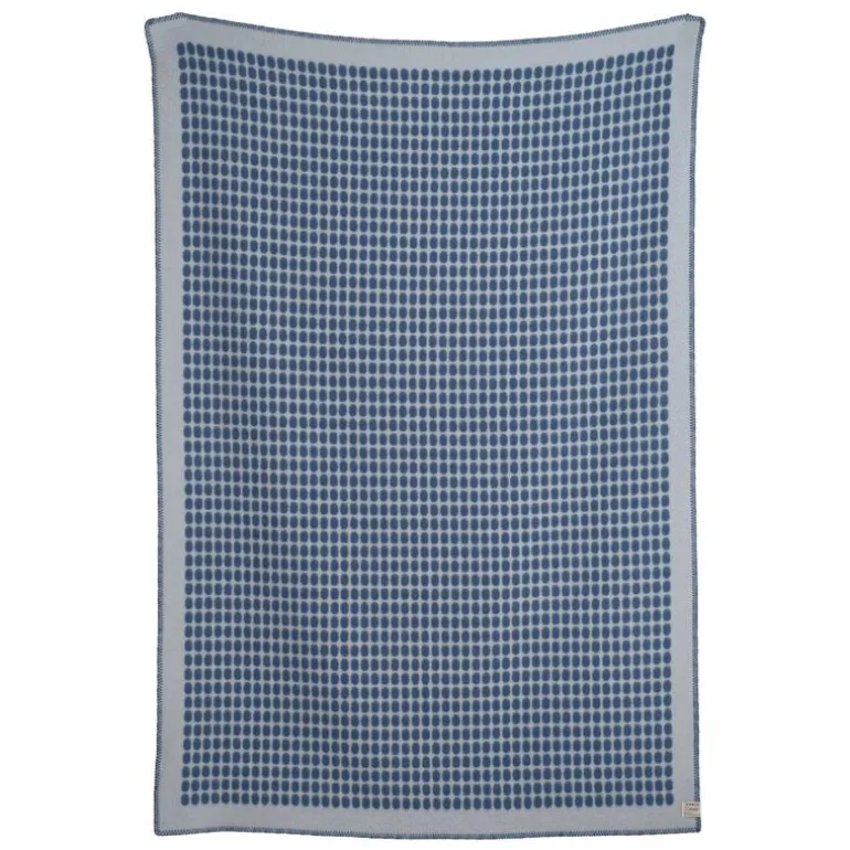 Røros Tweed Palette filt, 135 x 200 cm, hav