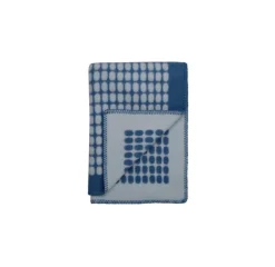 Røros Tweed Palette filt, 135 x 200 cm, hav