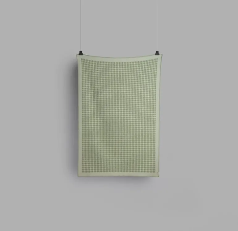 Røros Tweed Palette filt, 135 x 200 cm, salvia