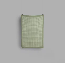 Røros Tweed Palette filt, 135 x 200 cm, salvia