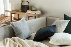 Røros Tweed Vega kudde, 50 x 50 cm, mörkgrön