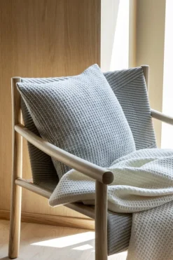 Røros Tweed Vega kudde, 50 x 50 cm, grå