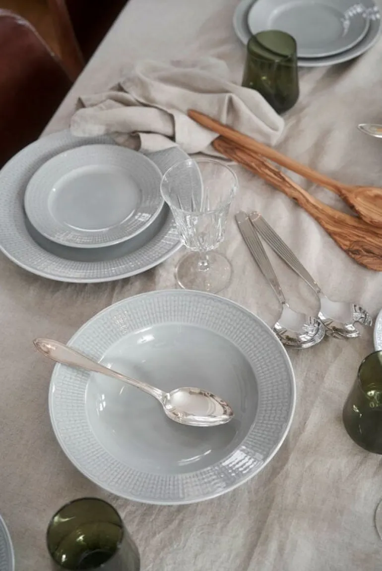 Rörstrand Swedish Grace tallrik 24 cm, dimma