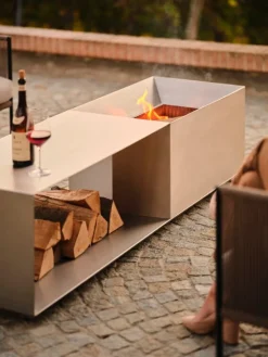 Röshults Brazier utomhus eldstad, rostfritt stål