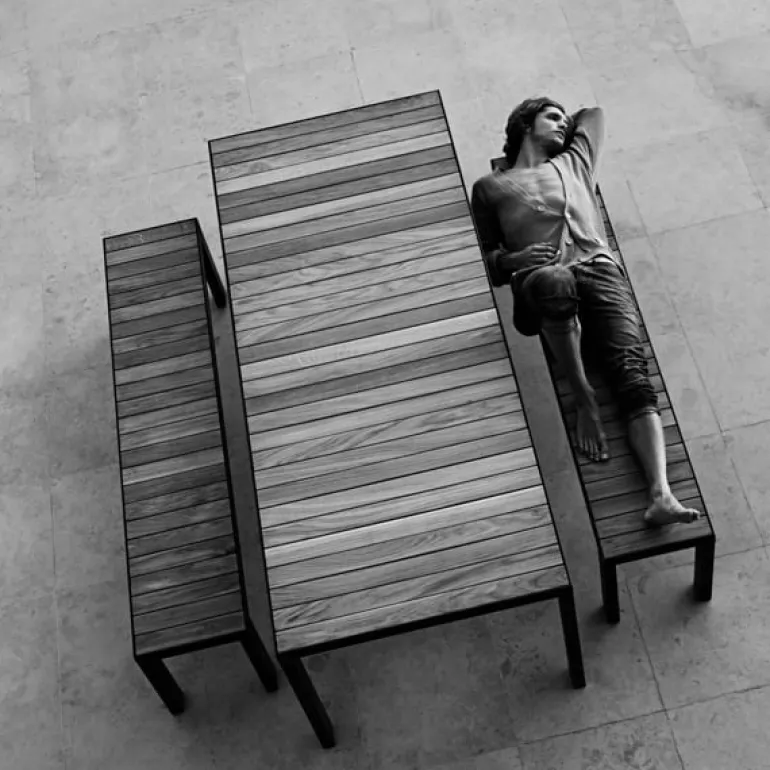 Röshults Garden 183 bänk, anthracite