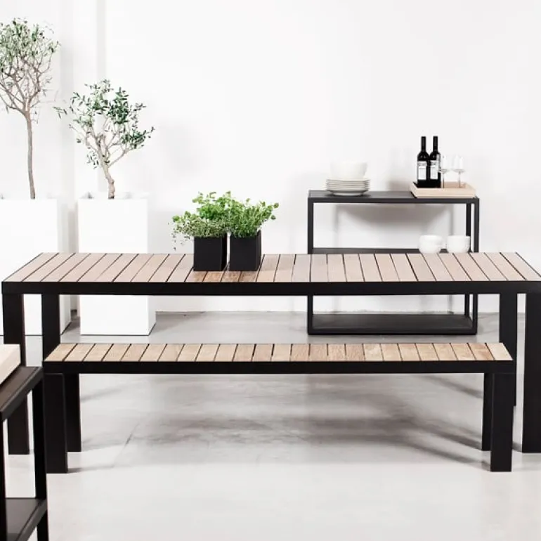 Röshults Garden 125 bänk, anthracite