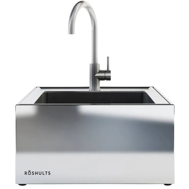 Röshults Module diskho X, borstat rostfritt stål