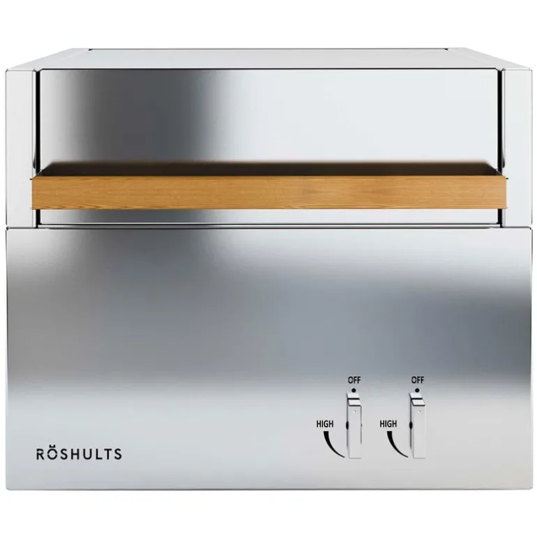 Röshults Module gasolgrill X, borstat rostfritt stål