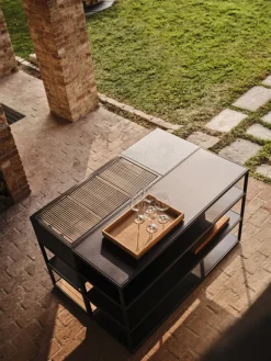 Röshults Module kolgrill X, 100 cm, antracit