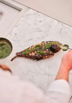 Röshults Module Marmorskiva, 50 cm, vit Carrara