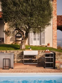 Röshults Module Marmorskiva, 100 cm, vit Carrara