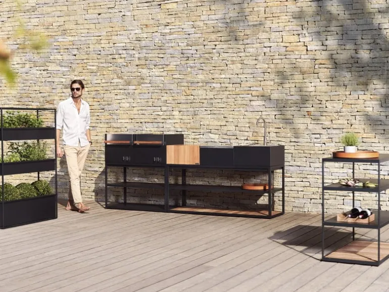 Röshults Open Kitchen teak botten 150