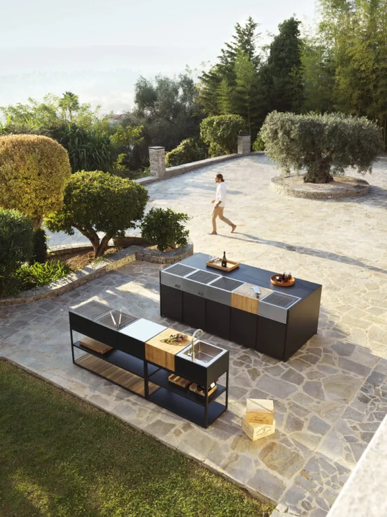 Röshults Open Kitchen teak botten 150