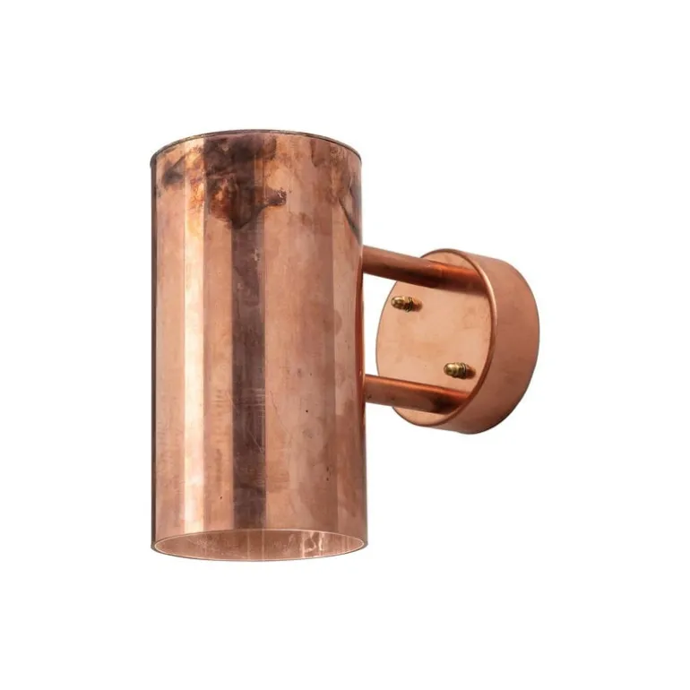 Örsjö C627 vägglampa, liten, koppar