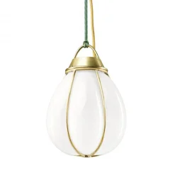 Örsjö Hobo pendellampa, liten, mässing