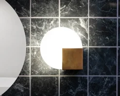 Örsjö Solvägglampa, mässing