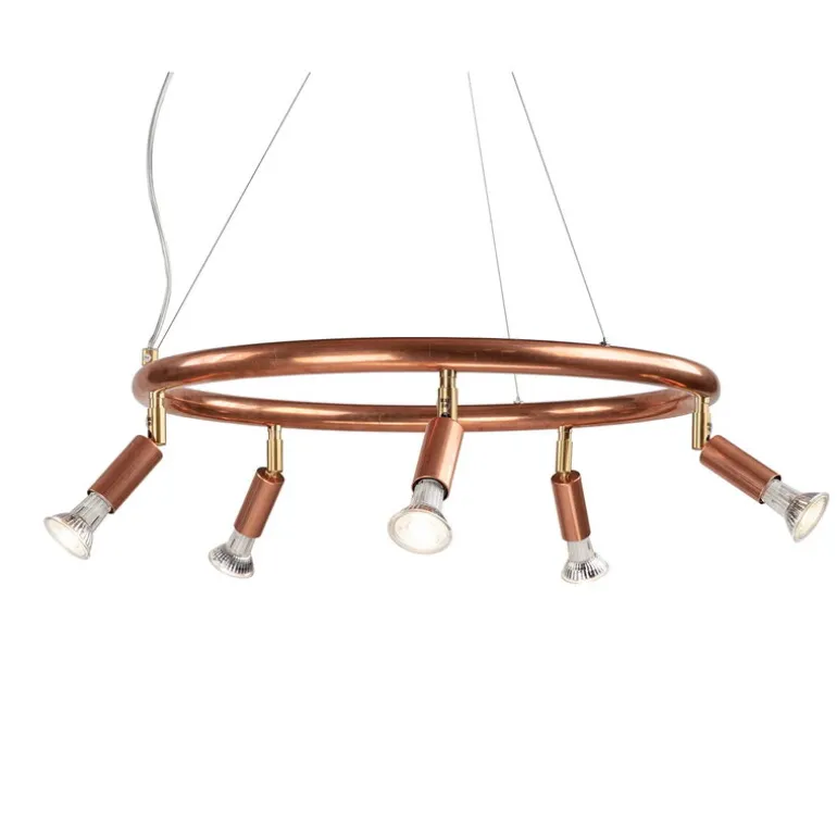 Örsjö Star 5 hänge, rund, koppar