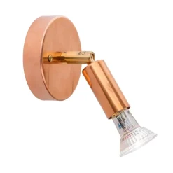 Örsjö Star 1 tak-/vägglampa, hårdkablad, koppar