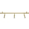 Örsjö Star 3 tak-/vägglampa, mässing