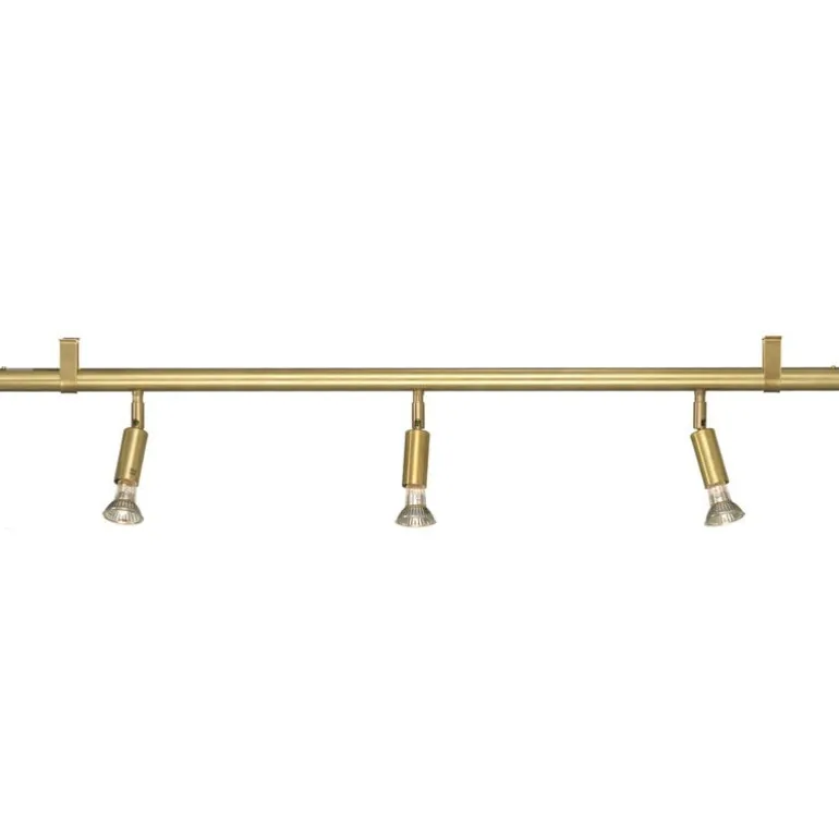 Örsjö Star 3 tak-/vägglampa, mässing