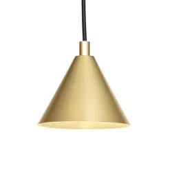 Örsjö Tratten pendellampa, liten, mässing