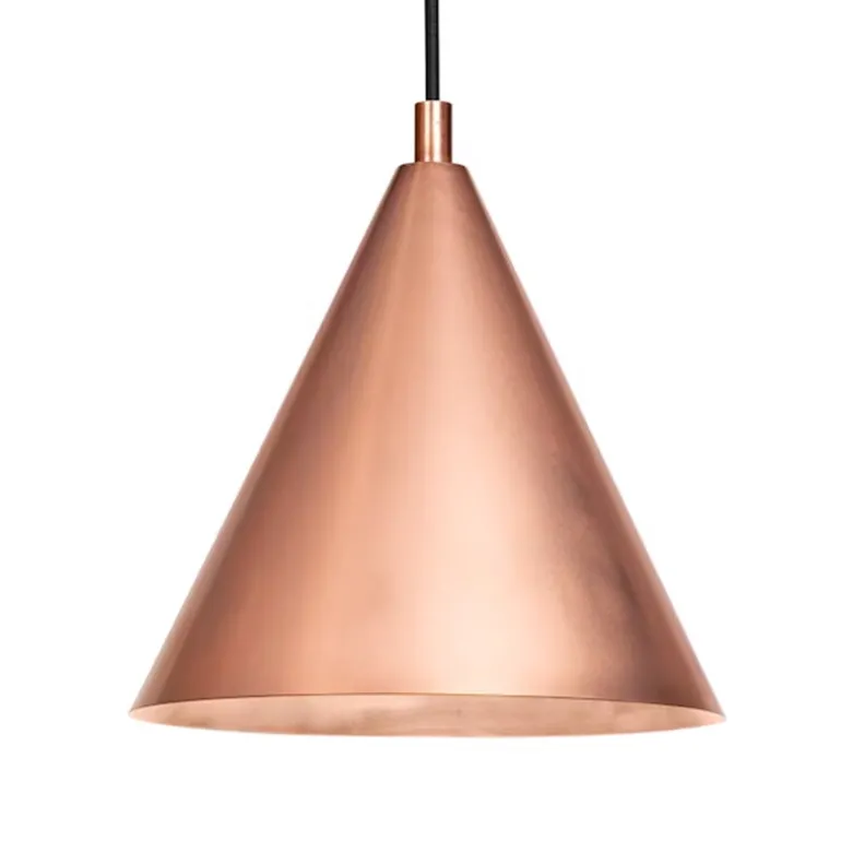 Örsjö Tratten pendellampa, stor, koppar