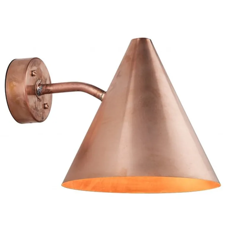 Örsjö Tratten vägglampa, utomhus, koppar