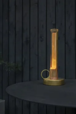 Örsjö Visir bärbar bordslampa, mässing