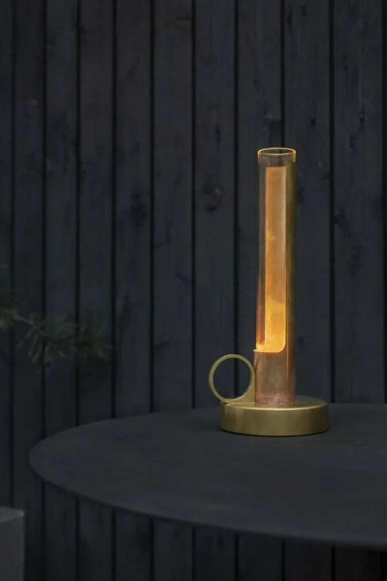 Örsjö Visir bärbar bordslampa, mässing