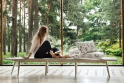 Saana ja Olli Onnenmaa kuddfodral 40 x 60 cm, vit - svart