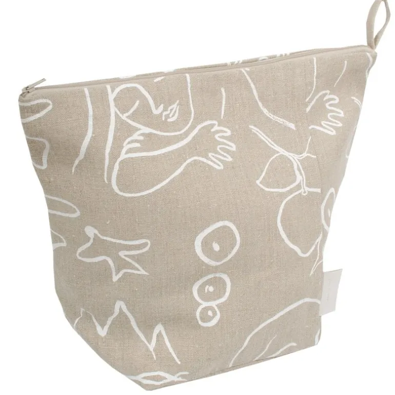 Saana ja Olli Onnenmaa sminkväska, beige