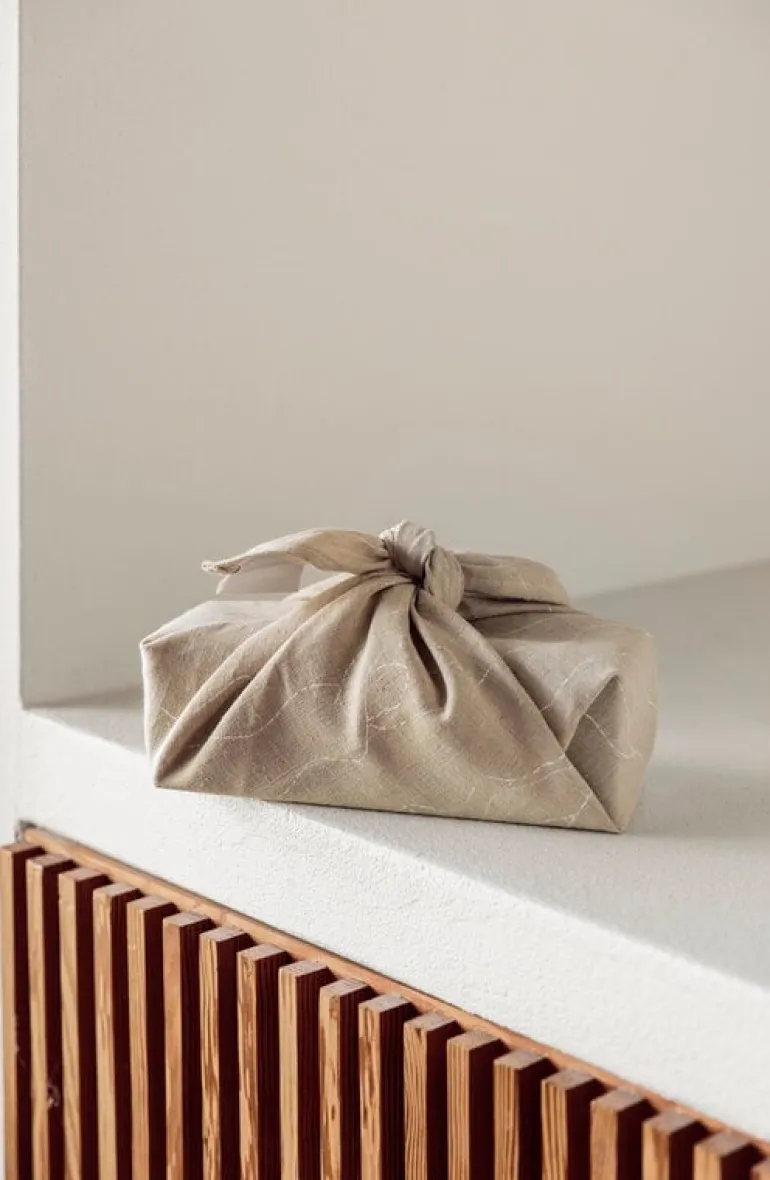 Saana ja Olli Rakkauden meri kökshandduk/bordsunderlägg, beige - vit