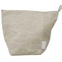 Saana ja Olli Rakkauden meri sminkväska, beige - vit