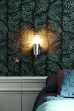 Sammode Bendz vägglampa, rostfritt stål