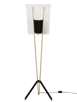 Sammode G30 golvlampa, svart - vit