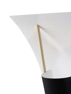 Sammode G30 golvlampa, svart - vit