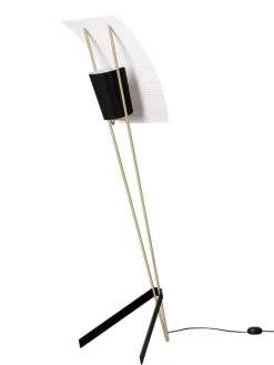 Sammode G30 golvlampa, svart - vit