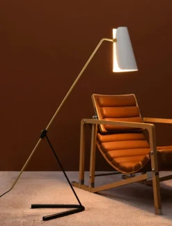 Sammode G21 golvlampa, vit