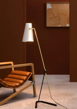 Sammode G21 golvlampa, vit