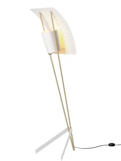 Sammode G30 golvlampa, vit - vit