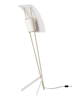 Sammode G30 golvlampa, vit - vit