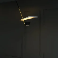 Sammode G25 pendellampa, svart - vit