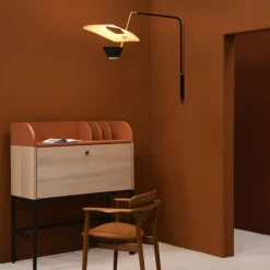 Sammode G25 vägglampa, svart - vit