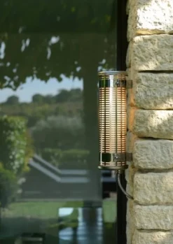 Sammode Gude vägglampa, rostfritt stål