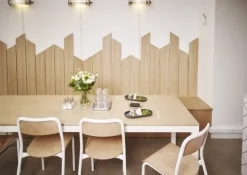 Sammode Gude vägglampa, rostfritt stål