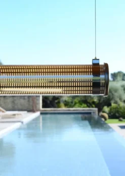 Sammode Kyhn vägg-/taklampa, 130 cm, rostfritt stål