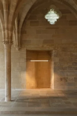 Sammode Quadratube P1 pendellampa, 1300 mm, champagne