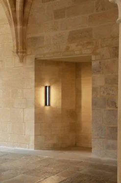 Sammode Quadratube W4 vägglampa, L, 700 mm, petrol